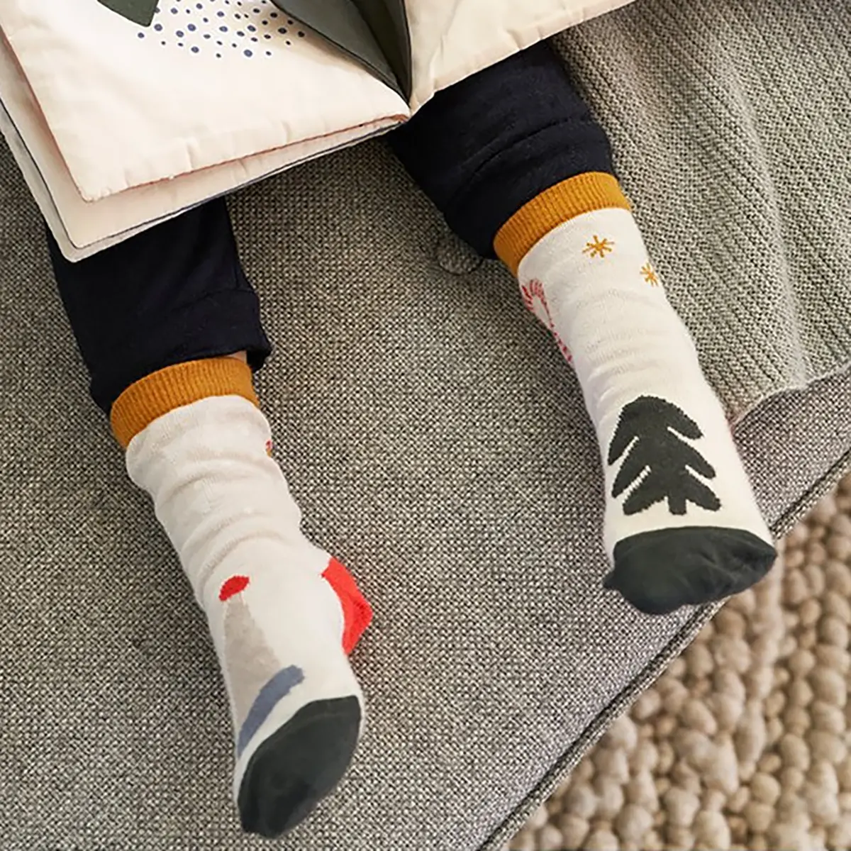 Liewood Silas Kindersocken „Hunter green / Multi mix“