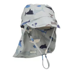 Liewood Sonnenhut Cecilia „Shark / Dove blue“, Badehut, UV 40+