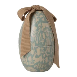 Maileg Osterei „Dusty Blau“ H11cm, Metall, Deko : Geschenkverpackung
