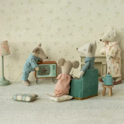 Maileg Puppenhaus Fernseher für Mäuse, mit LED