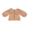 Maileg Puppenkleidungs-Set Strickjacke „Hellrosa“ für Hasen (Größe 3)