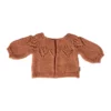 Maileg Puppenkleidungs-Set Strickjacke „Vintage Rose“ für Hasen (Größe 4)
