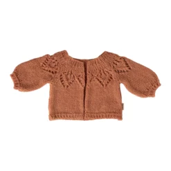 Maileg Puppenkleidungs-Set Strickjacke „Vintage Rose“ für Hasen (Größe 4)