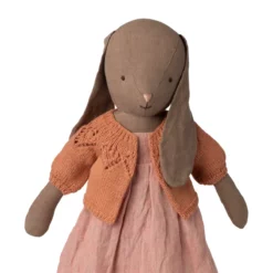Maileg Puppenkleidungs-Set Strickjacke „Vintage Rose“ für Hasen (Größe 4)
