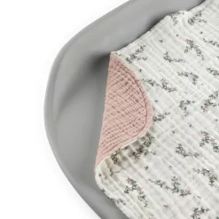 Sebra Musselin Wickelunterlagen 2er-Set „Powder Rose“