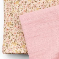Wheat Musselin Tücher-Set Kaya „Coral Blush“