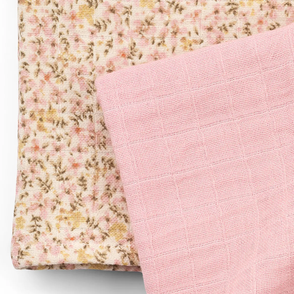 Wheat Musselin Tücher-Set Kaya „Coral Blush“