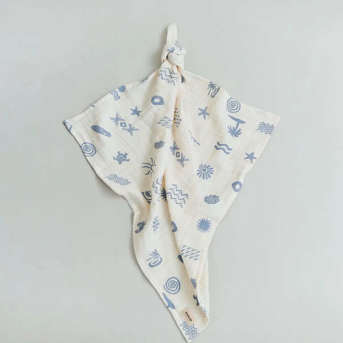 Wheat Musselin Tücher-Set Kaya „Faded Denim“