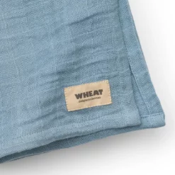 Wheat Musselin Tücher-Set Kaya „Faded Denim“