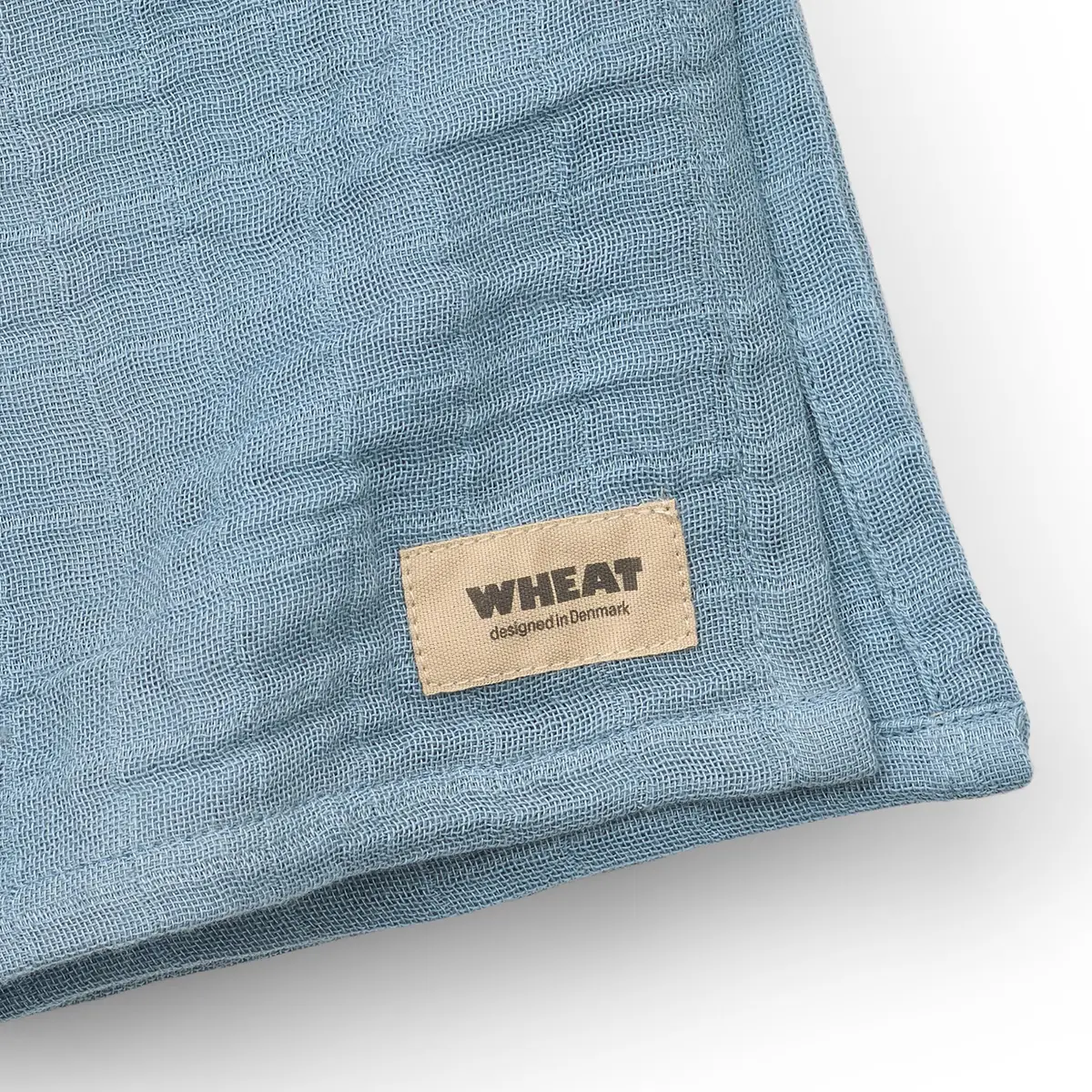 Wheat Musselin Tücher-Set Kaya „Faded Denim“