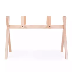 Childhome Gestell für Moseskorb Tipi „Natur“ 2-in-1 Spielbogen aus Holz