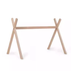 Childhome Gestell für Moseskorb Tipi „Natur“ 2-in-1 Spielbogen aus Holz