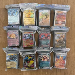Pokemon Überraschungsset / Mystery Pack mit 100 dt. Karten inkl. EX-/V-Karten und 10 Holos