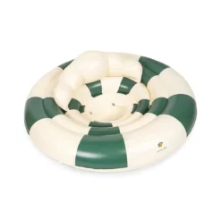 Konges Sløjd Baby-Schwimmring „Green Stripe“, ø65cm