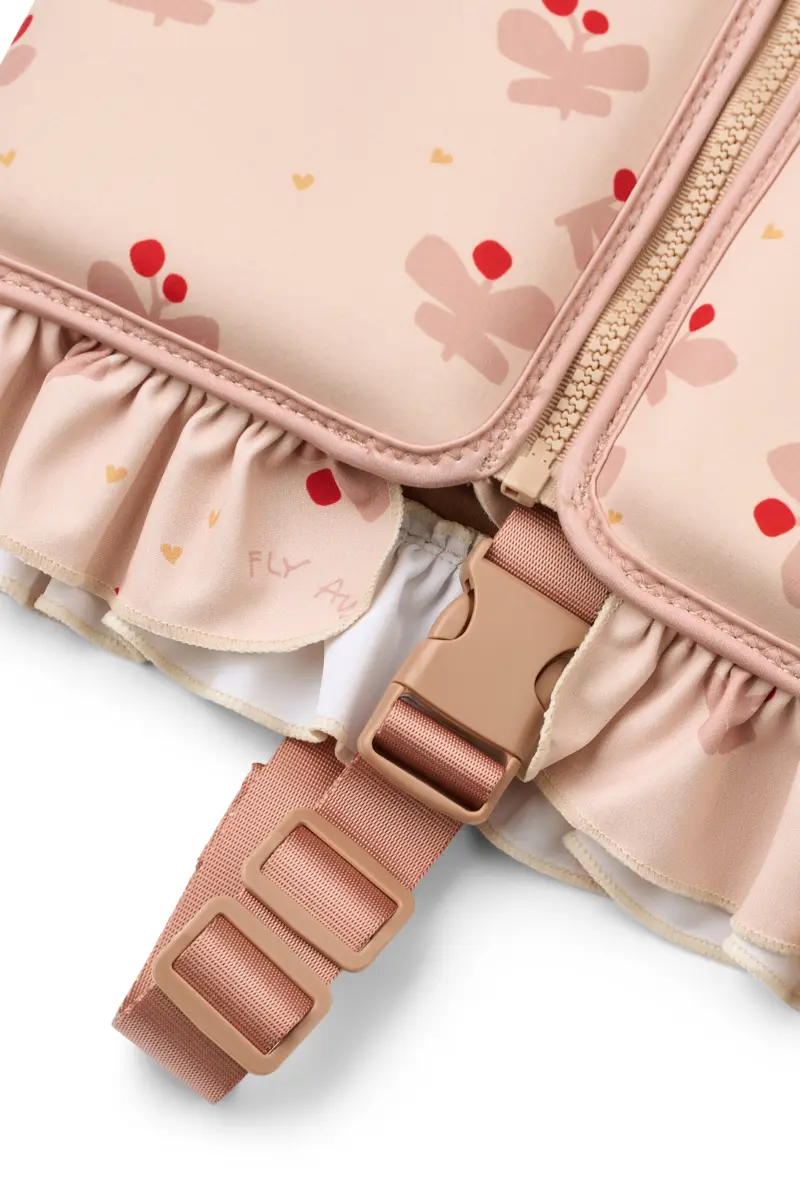 Liewood Dove Kinder-Schwimmweste mit Rüschen „Butterfly / Apple blossom“