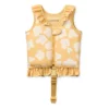 Liewood Dove Kinder-Schwimmweste mit Rüschen „Flower / Lemon yellow“