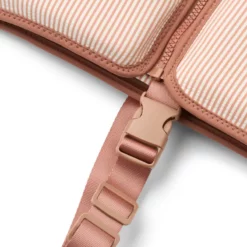 Liewood Dove Kinder-Schwimmweste „Pale tuscany / Creme de la creme“ aus gestreiftem Seersucker