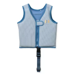 Liewood Dove Kinder-Schwimmweste „Riverside / Creme de la creme“ aus gestreiftem Seersucker