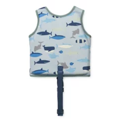 Liewood Dove Kinder-Schwimmweste „Shark / Dove blue“