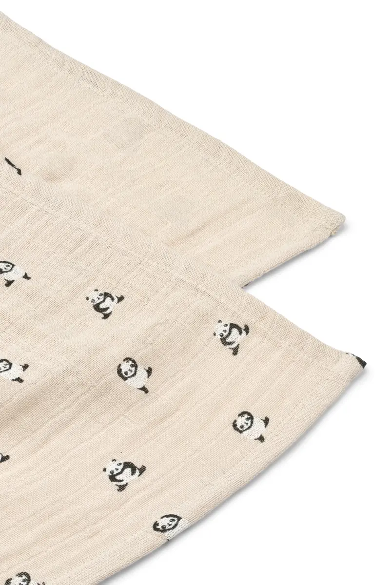 Liewood Lewis Mulltuch „Mini Panda : Sandy mix“