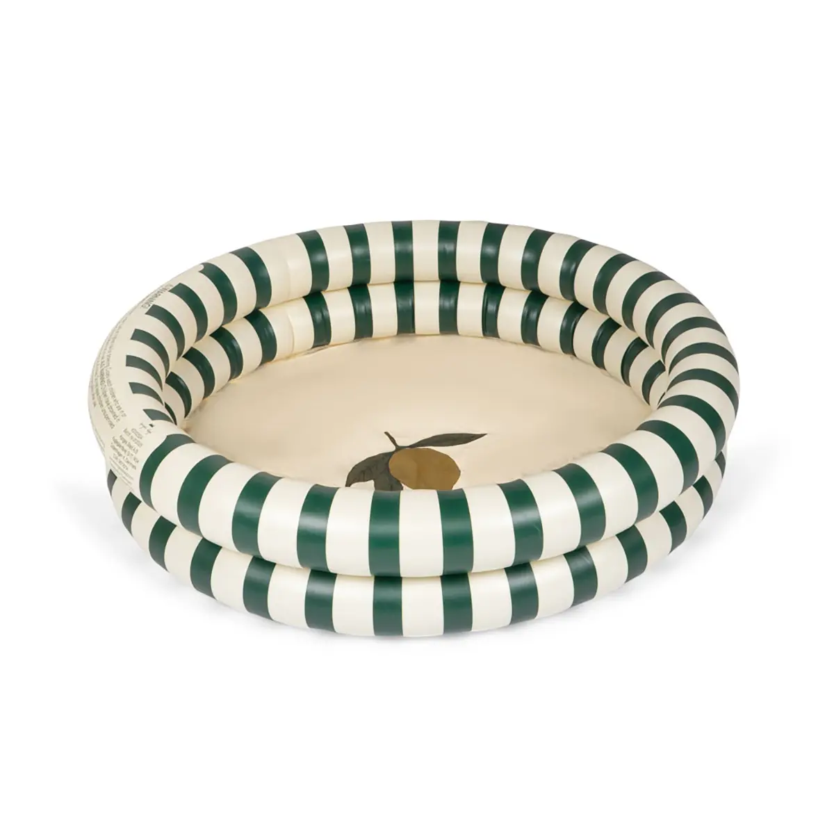 Konges Sløjd Planschbecken „Green Stripe“, klein, 90x20cm
