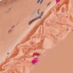 Konges Sløjd Pop-Up UV-Strandzelt mit Rüschen „Ma grande fairy cherry“, Strandmuschel, UV-Schutz 50+