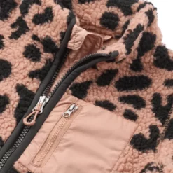 Liewood Nolan Sherpa Jacke für Kinder „Mega leo / Pale tuscany“