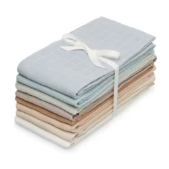 Cam-Cam-Mulltuch-„Ocean-Mix-8er-Set-GOTS-70x70cm