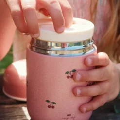Konges Sløjd Edelstahl-Thermobehälter „Cherry Glitter“ 350ml