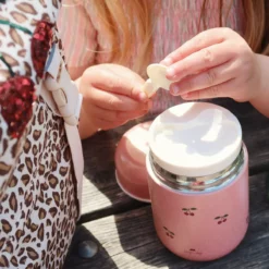 Konges Sløjd Edelstahl-Thermobehälter „Cherry Glitter“ 350ml