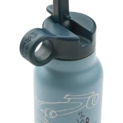 Liewood Falk Edelstahl Trinkflasche „Race cars / Beach blue" 350ml, Medium