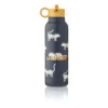 Liewood Falk Edelstahl Trinkflasche „Tiger / Classic navy“ 500ml, Large