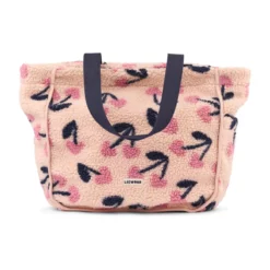 Liewood Fleece-Tragetasche Reed „Mega Cherry heart / Rosey“