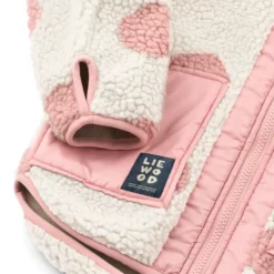 Liewood Fleecejacke Noam „Spot dot Sandy / Rose blush mix“