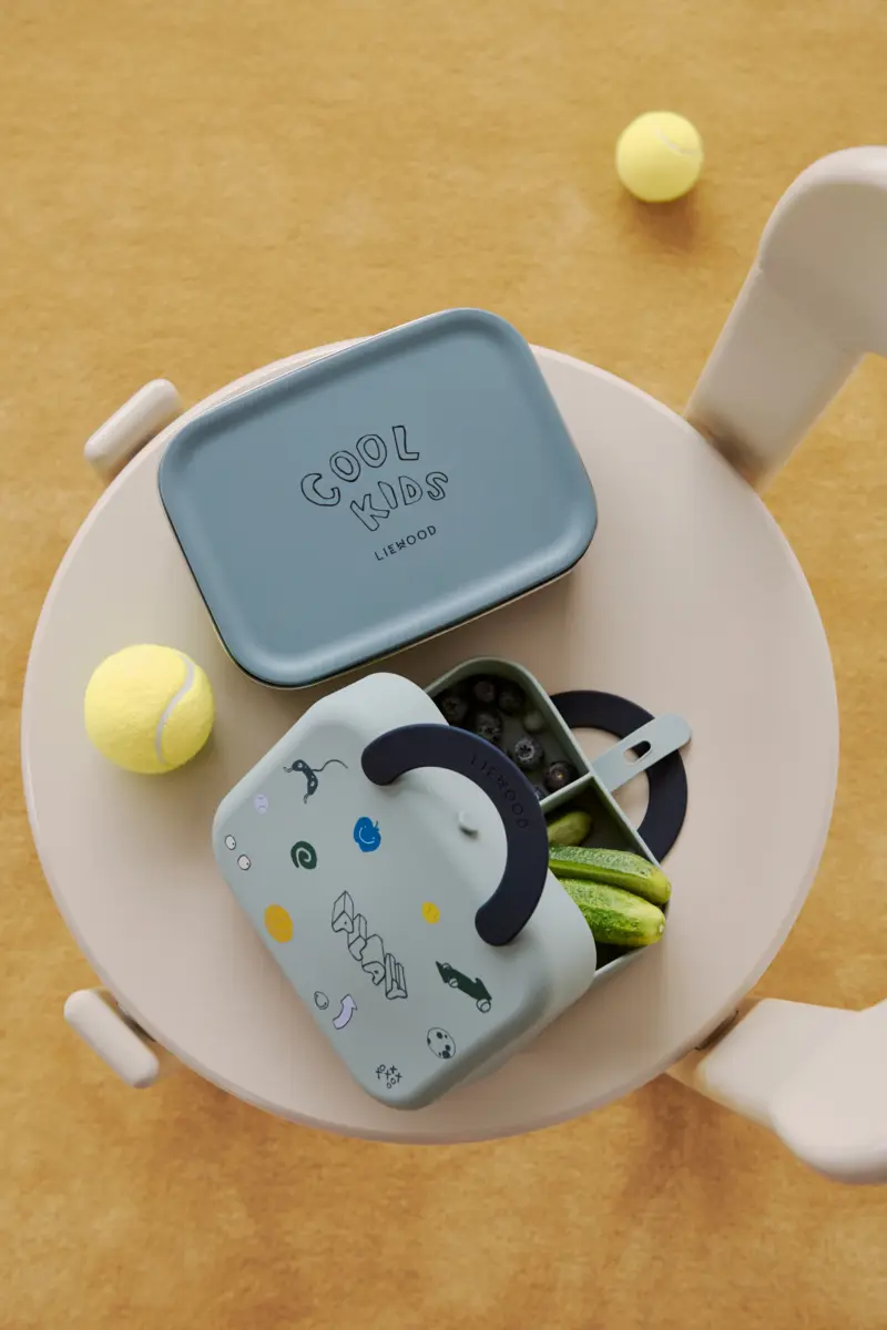 Liewood Nina Lunchbox „Cool kids / Dusty peppermint“