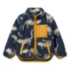 Liewood Nolan Sherpa Jacke für Kinder „Tiger / Classic navy“