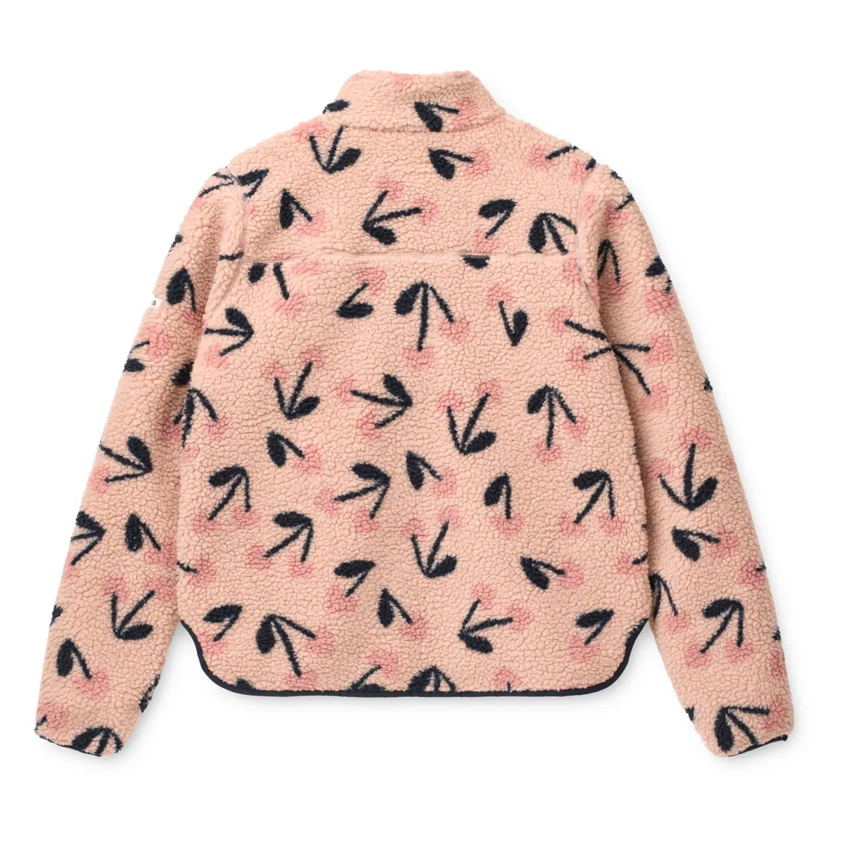 Liewood Sherpa Erwachsenen Jacke Nelson „Mega Cherry heart / Rosey“