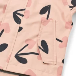 Liewood Softshell Regenbekleidungs-Set Manu „Mega cherry heart/ Rosey mix“