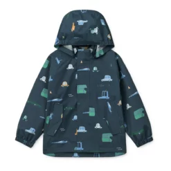 Liewood Softshell Regenbekleidungs-Set Pedia „Cars / Classic navy“
