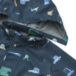 Liewood Softshell Regenbekleidungs-Set Pedia „Cars / Classic navy“