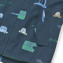 Liewood Softshell Regenbekleidungs-Set Pedia „Cars / Classic navy“