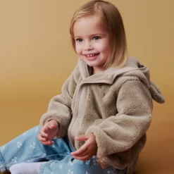 Liewood Teddyjacke Mina „Nebelgrau“