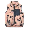 Liewood Vada Sherpa Weste für Kinder „Mega Cherry heart / Rosey“