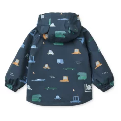 Liewood Softshell Regenbekleidungs-Set Manu „Cars / Classic navy“
