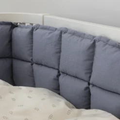 Sebra Bettnestchen „Dusty blue“, Bio-Kapokfüllung, L180cm