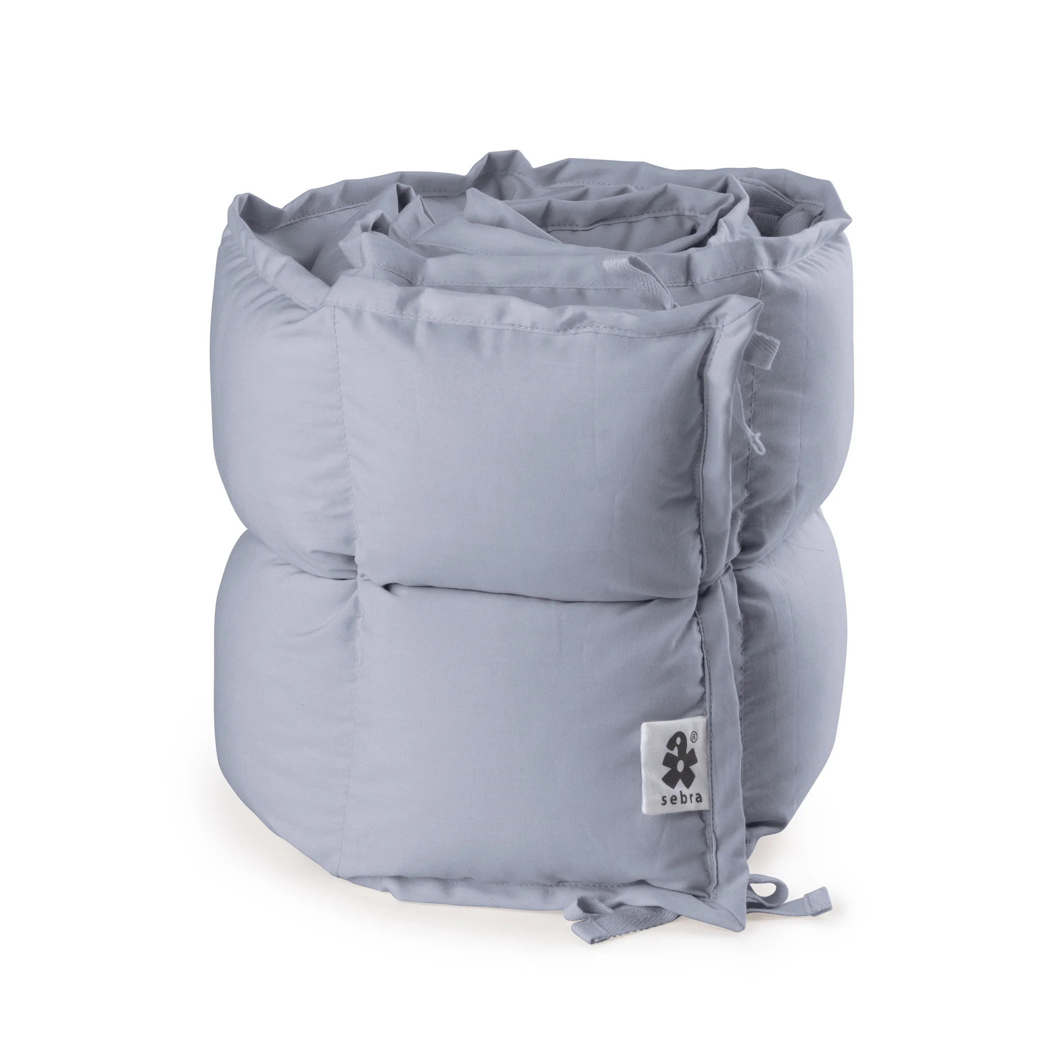 Sebra Bettnestchen „Dusty blue“, Bio-Kapokfüllung, L180cm