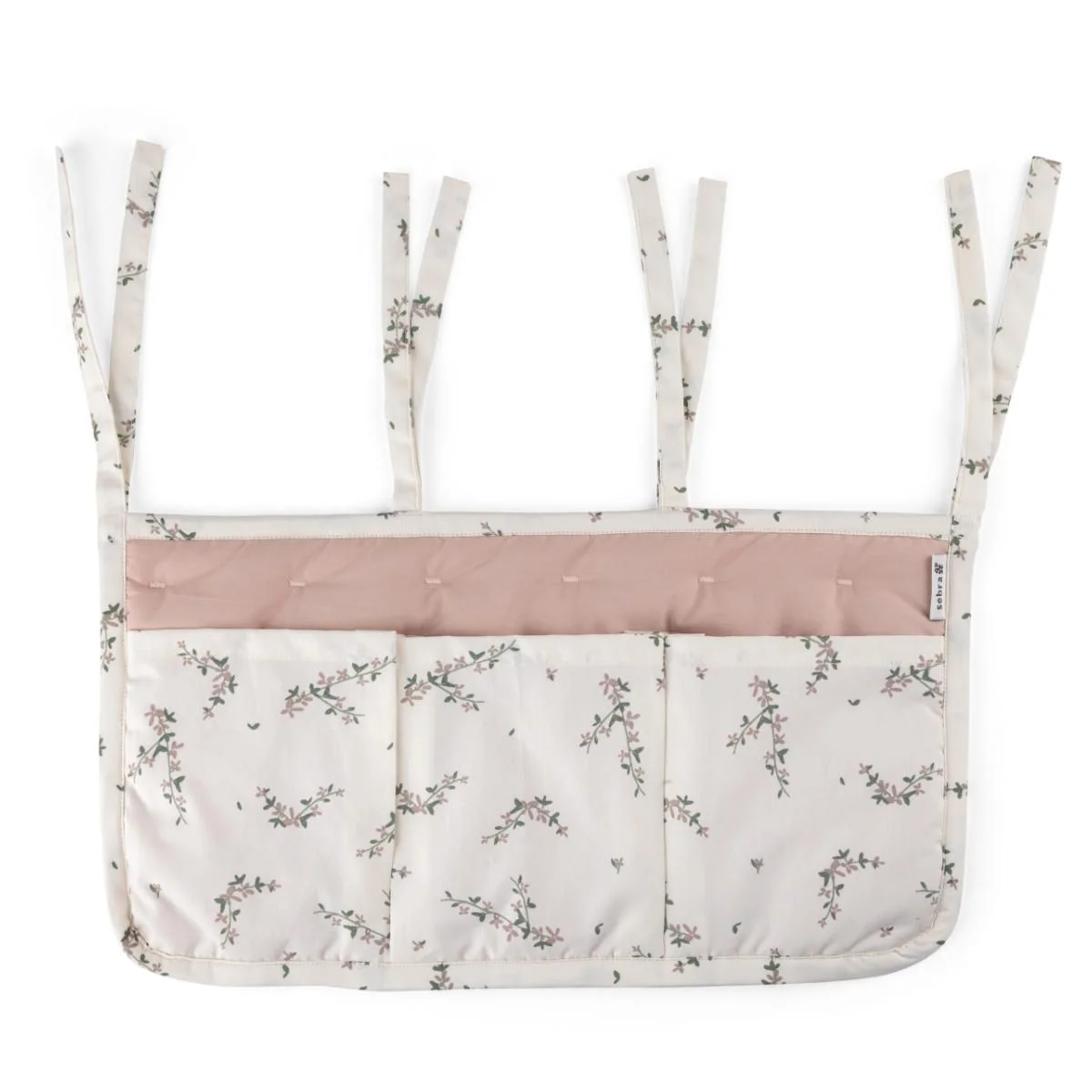 Sebra Hänge-Organizer mit 3 Taschen „Powder Blossom“