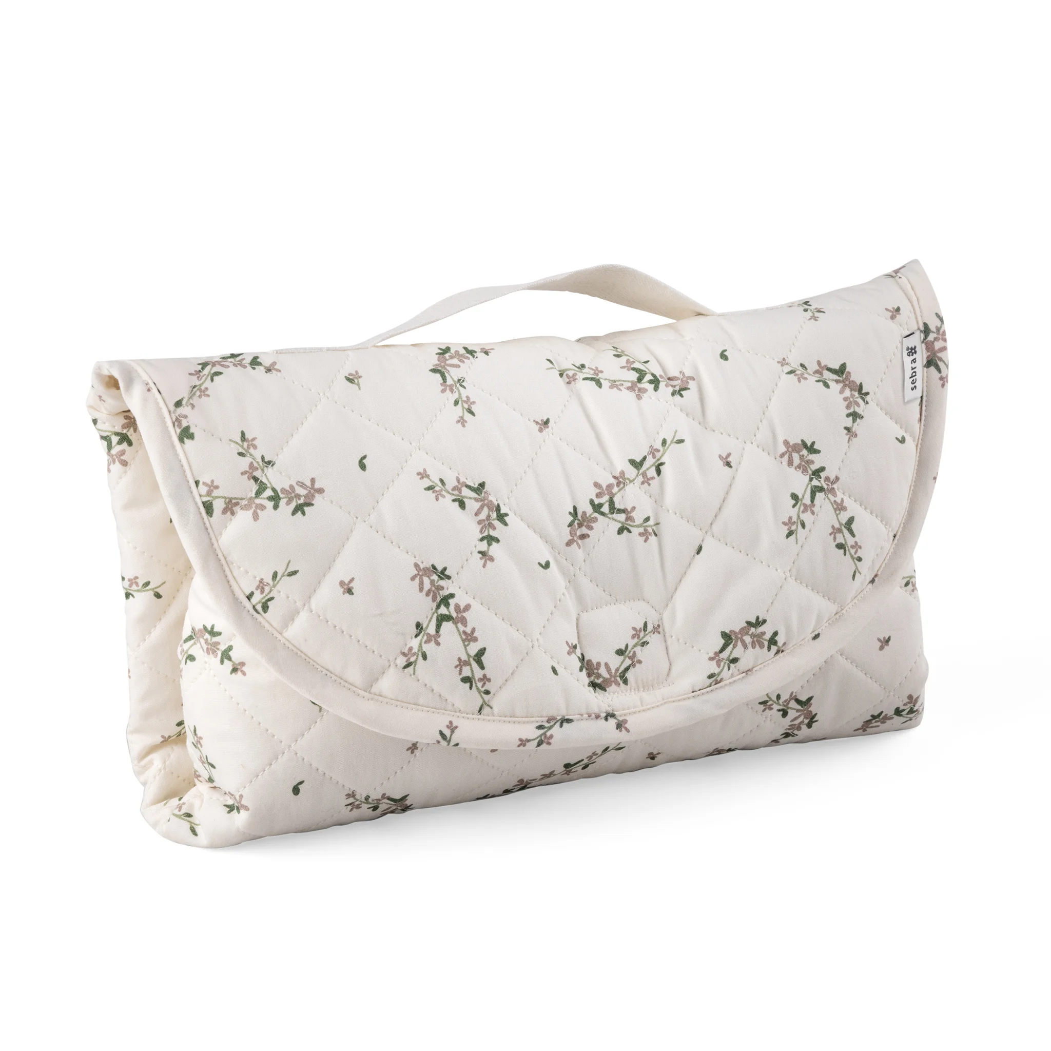 Sebra On-the-go Wickelunterlage „Powder blossom“, 75x75cm