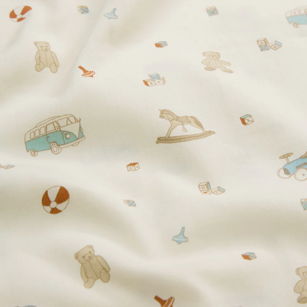 Cam Cam Baby Bettwäsche „Vintage Toys“ – 70x100cm / 40x45cm