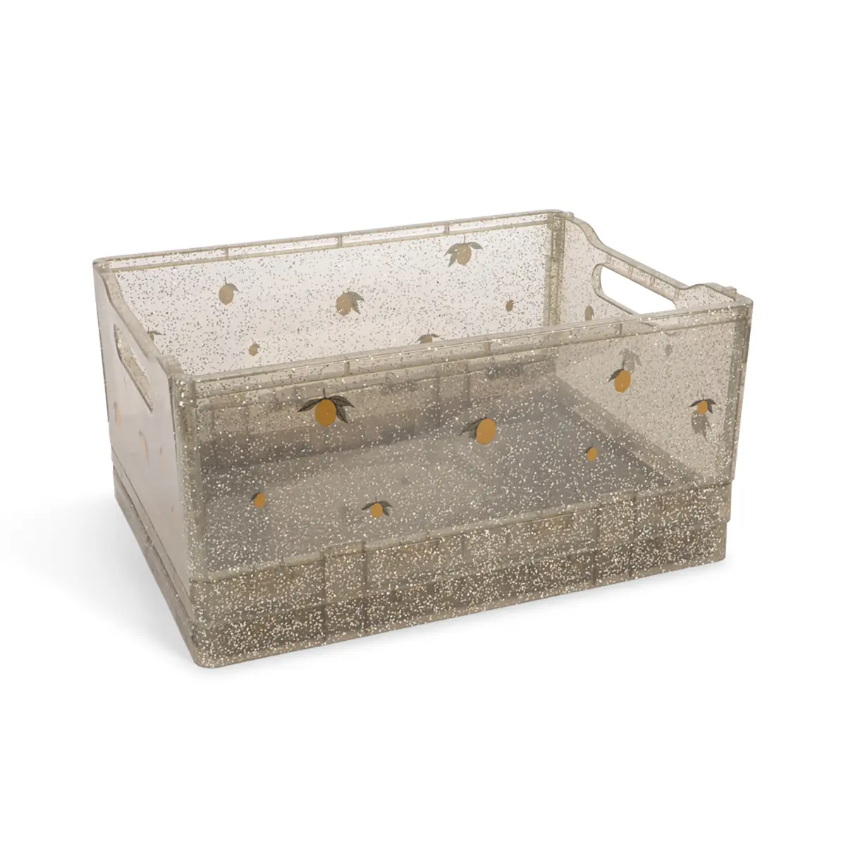 Konges Sløjd Glitzer Storage Box 2er-Set „Sparkling Blue“, Aufbewahrungsbox